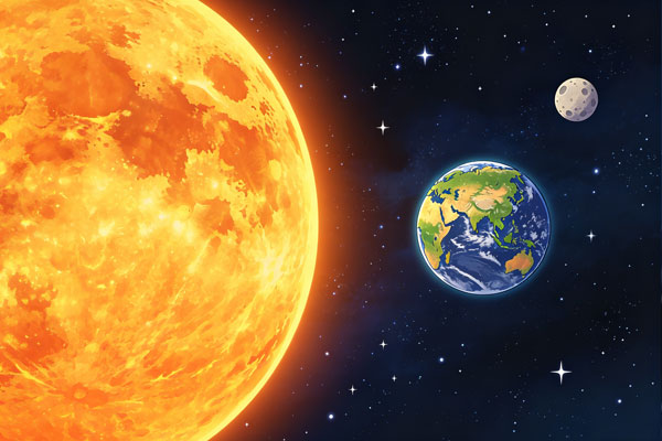 太阳直径是月球的多少倍？日月尺寸与视大小科普详解