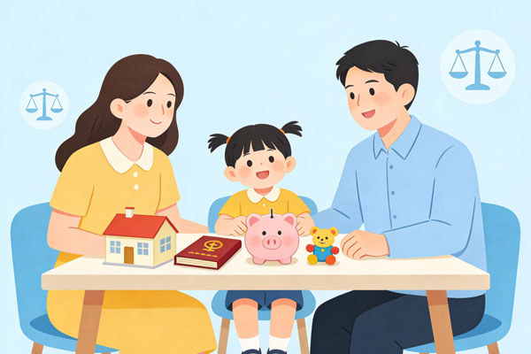 夫妻离婚分割共同财产，孩子能不能分到？法律规定详解