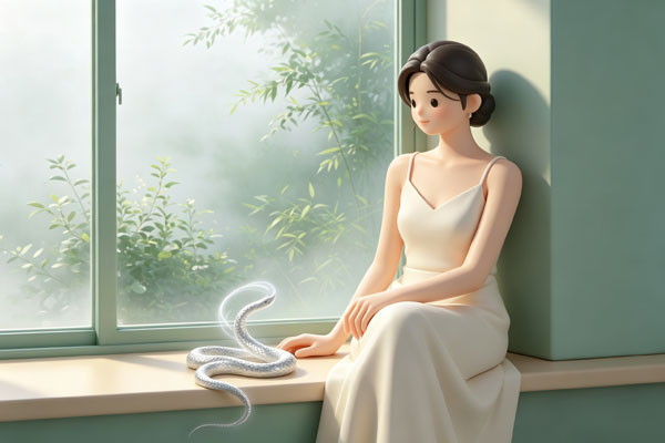 属蛇女生完整解析：外表清冷通透独立，藏着坚韧智慧与晚年厚福