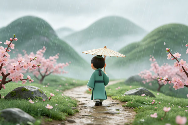 路上行人欲断魂的欲是什么意思？杜牧《清明》全诗深度赏析